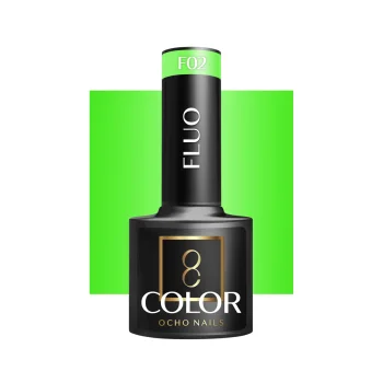 Гель-лак Ocho Nails Fluo F02, неоновый, 5 г