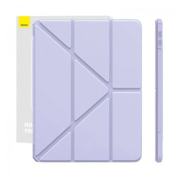 Apple iPad 10.2" 2019 / 2020 / 2021 Baseus Minimalist Tablet Cover Case, Purple | Planšetes Vāciņš Maciņš Apvalks...