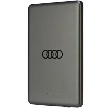 Внешний аккумулятор Audi Big Logo MagSafe 15W 5000mAh, серый
