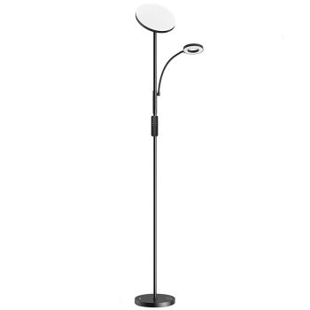 BlitzWolf BW-FL-0001 Stūra Grīdas Gaisma Lampa Apgaismojums Gaismeklis 36W, Melns | Corner Floor Lamp Light