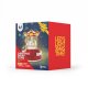 Christmas Snow Globe Carousel with LED Light FLX-4 Forever Light, Red