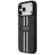 Guess 4G Printed Stripes MagSafe vāciņš iPhone 17 Pro Max – melns | Phone Case Cover