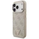 Guess 4G Triangle Logo MagSafe vāciņš iPhone 18 Pro / 17 Pro, rozā zelta