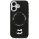 Karl Lagerfeld iPhone 17 vāciņš Choupette Pin MagSafe, melns