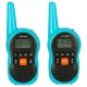Bērnu rācijas Walkie Talkie ar 3 km diapazonu, komplekts 2 gab., zilas