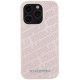 Karl Lagerfeld iPhone 15 Pro Max Case Quilted K Pattern, Pink