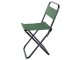 Folding Camping and Fishing Chair with Backrest, Green
