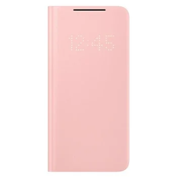 Original Samsung Galaxy S21+ Plus (SM-G996B) LED View Wallet Bookcase Cover Case, Pink (EF-NG996PP) |...