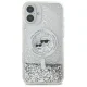 Karl Lagerfeld iPhone 16 vāciņš Liquid Glitter Karl & Choupette MagSafe, caurspīdīgs