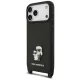 Чехол Karl Lagerfeld с ремешком для iPhone 18 Pro Max / 17 Pro Max, черный