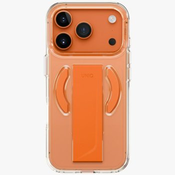 Uniq Heldro Air vāciņš iPhone 17 Pro ar Magclick uzlādi – oranžs | Phone Case Cover