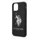 Apple iPhone 11 Pro Max 6.5\'\' US Polo Silicone Collection Case Cover (USHCN65SLHRBK), Black | Чехол Кейс...