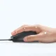 Ugreen 90789 vadu optiskā pele, 1200 DPI, USB, 1.5 m, melna