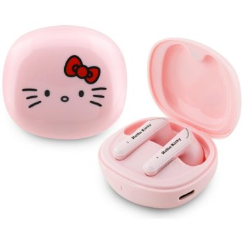 Hello Kitty TWS austiņas O ar spīdīgu apdari — rozā
