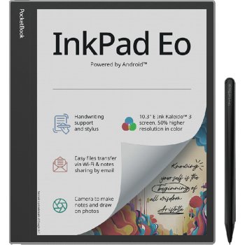 PocketBook InkPad Eo e-grāmatu lasītājs, Mist Grey