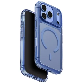 Чехол Uniq LifePro Xtreme Magclick для iPhone 18 Pro / 17 Pro, прозрачный синий