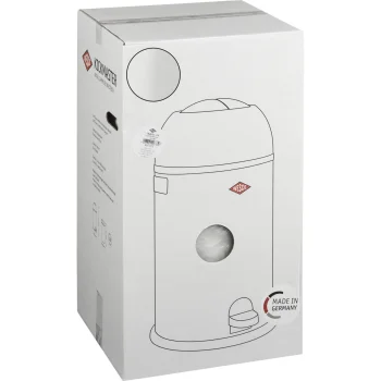 Мусорное ведро с педалью Wesco Kickmaster Soft 33 л, матовое белое