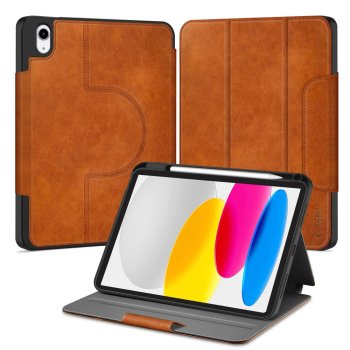 Tech-Protect Fleece Phone Case Cover iPad 10.9” 10 / 2022 / 11” 11 / 2025 - Brown