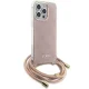 Apple iPhone 15 Pro Max 6.7\'\' Guess Crossbody Cord 4G Print Case Cover, Pink | Чехол Кейс Бампер...