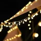Светодиодная гирлянда 10м 80 LED USB Звезды и Шарики, теплый белый