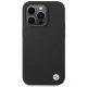 Чехол BMW Silicone Metal Logo для iPhone 15 Pro Max 6.7\", черный