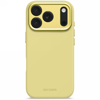 Decoded AntiMicrobial Silicone Backcover MagSafe  iPhone 17 Pro - Yellow