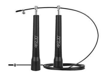 4Fizjo STANDARD+ lecamaukla ar metāla gultņiem un tērauda trosi, 300 cm, melna