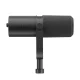 Dinamiskais studijas mikrofons BOYA CastMic P60, USB / XLR, melns