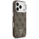 Guess MagSafe 4G PU Leather Case for iPhone 17 Pro, Brown