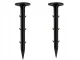 Garden Pegs for Weed Control Fabric DIVODV 11cm, 10 Pcs, Black