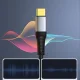 Аудиокабель-переходник Orico AXC-02 USB-C на jack 3.5 мм 50 см, черный