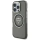 Чехол Guess IML Metal Mountain Logo MagSafe для iPhone 16 Pro - Черный