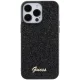 Guess Disco Metal Script telefona vāciņš iPhone 15 Pro Max - melns | case for black
