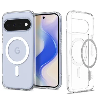 Spigen Ultra Hybrid Mag MagSafe vāciņš Google Pixel 11, caurspīdīgs un balts