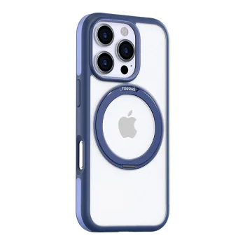 Чехол Torras Ostand R Fusion для iPhone 16 Pro, синий
