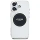 Guess IML Metal Colored Circle MagSafe vāciņš iPhone 16 Melns