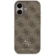 Чехол Guess 4G Small Classic Logo MagSafe для iPhone 17, коричневый