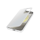 Samsung Galaxy S24+ atverams vāciņš maciņš grāmatiņa Smart View Wallet, balts