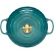Круглая кастрюля Le Creuset Signature 26 см, Riviera Blue
