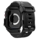 Ремешок с чехлом Spigen Rugged Armor Pro для Apple Watch 10 46mm, Черный