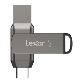 Флешка Lexar JumpDrive D400 Dual USB-C / USB-A 3.1 64GB