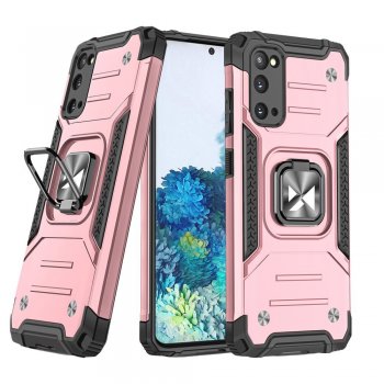 Samsung Galaxy S20 (SM-G980F/DS) Wozinsky Ring Armor Case Cover, Pink | Telefona Maciņš Vāciņš Apvalks Bampers