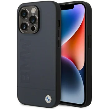 Чехол BMW для iPhone 14 Pro Max BMHMP14XSLLNA Темно-синий