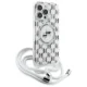 Чехол Karl Lagerfeld для iPhone 16 Pro IML Crossbody Monogram Karl & Choupette, прозрачный