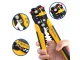 Стриппер для снятия изоляции и обжима кабелей 11343, желто-черный