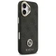 Guess iPhone 17 vāciņš 4G Strass Logo MagSafe, melns