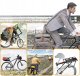 Universāls velosipēda aizmugurējais alumīnija bagāžnieks, Melns | Bicycle Rear Aluminum Trunk Rack
