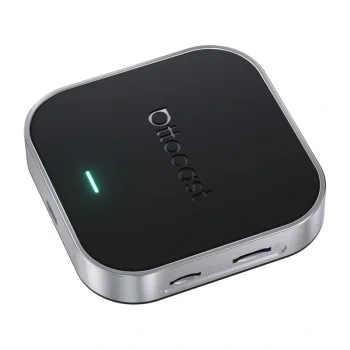 Ottocast OttoAibox E2 bezvadu CarPlay un Android Auto adapteris