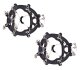 Anti-Slip Ice Cleats for Shoes with 8 Steel Spikes, Size 38-45