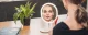 Humanas HS-ML03 Makeup Kosmētisks Spogulis ar LED Apgaismojumu un 5x Palielinājumu, Balts | Superstar Magnifying...
